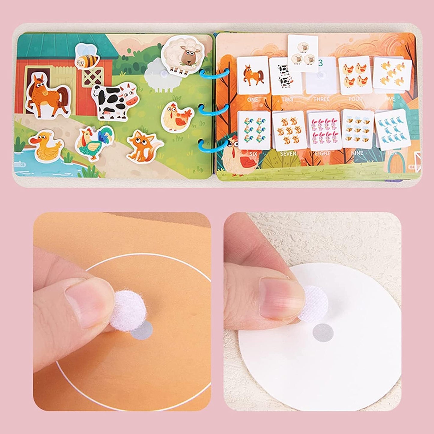 KiddieQuest ™ Montessori Sensory Book