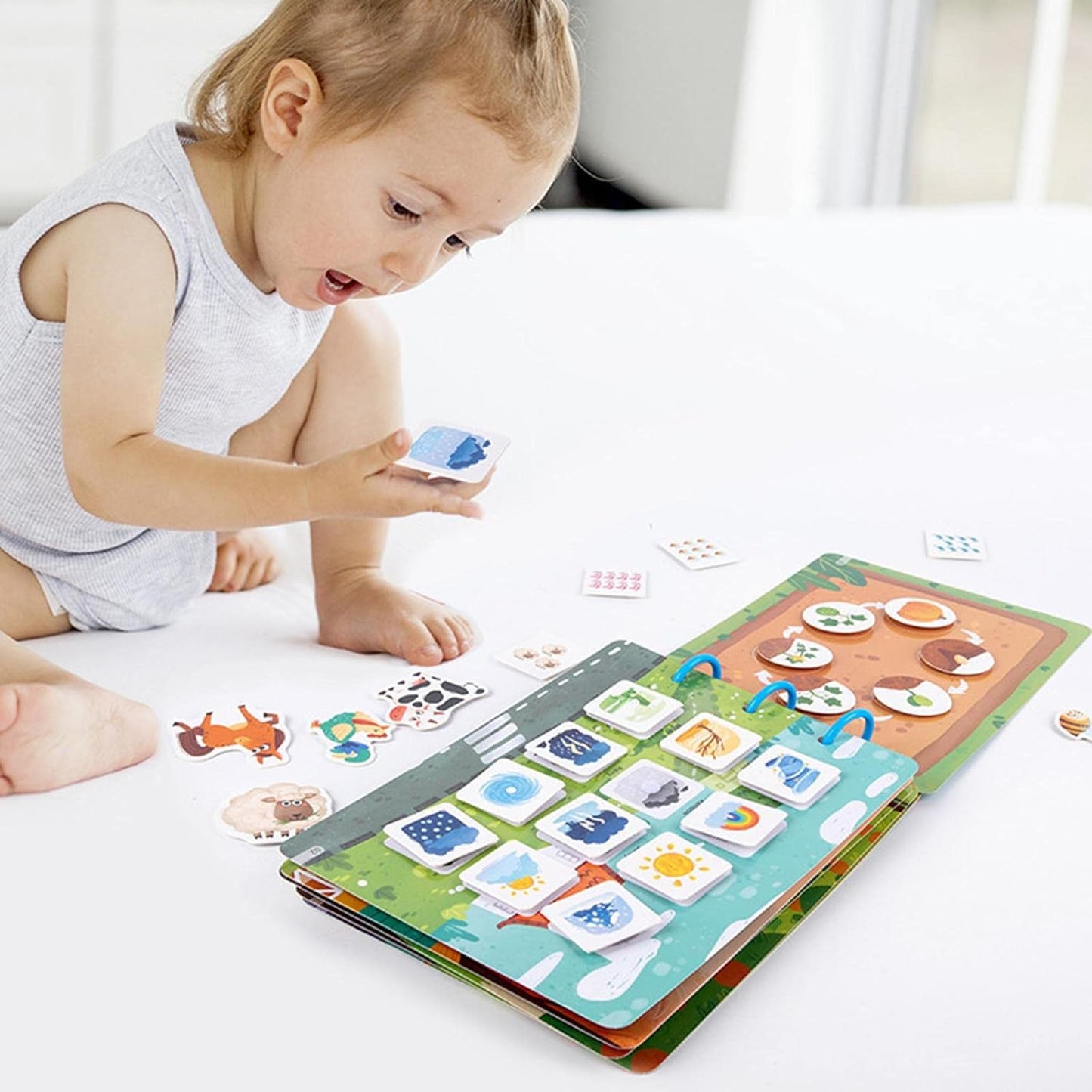 KiddieQuest ™ Montessori Sensory Book