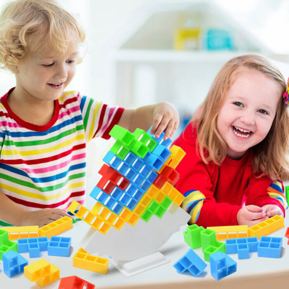 Tetra Tower Montessori Balance Building Game